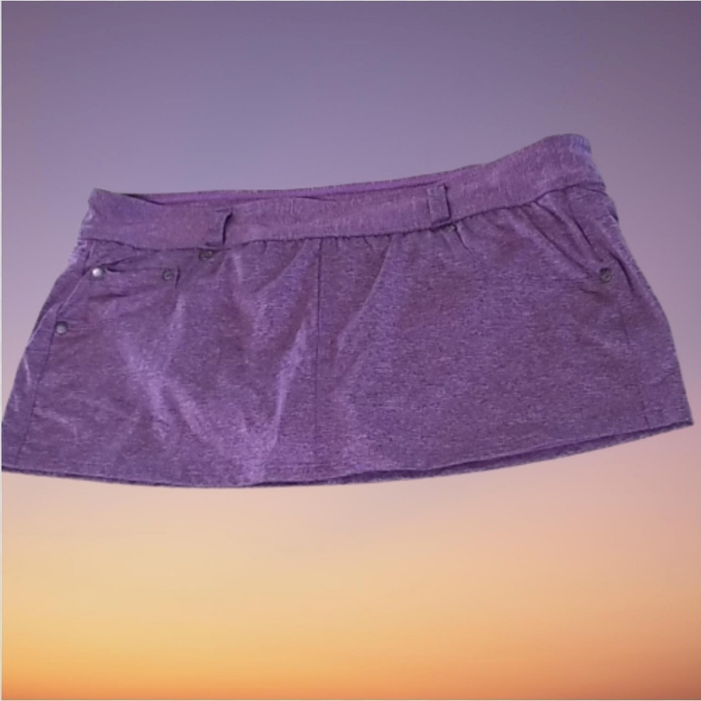 🎈SOLD🎈Athleta Purple Skirted Swimsuit Bottoms - Picture 1 of 9